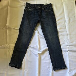 Zara Blue Straight Jeans Classic Denim
